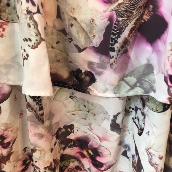 Ladakh Boho Floral Flowy Mini Dress - Picture 3 of 6